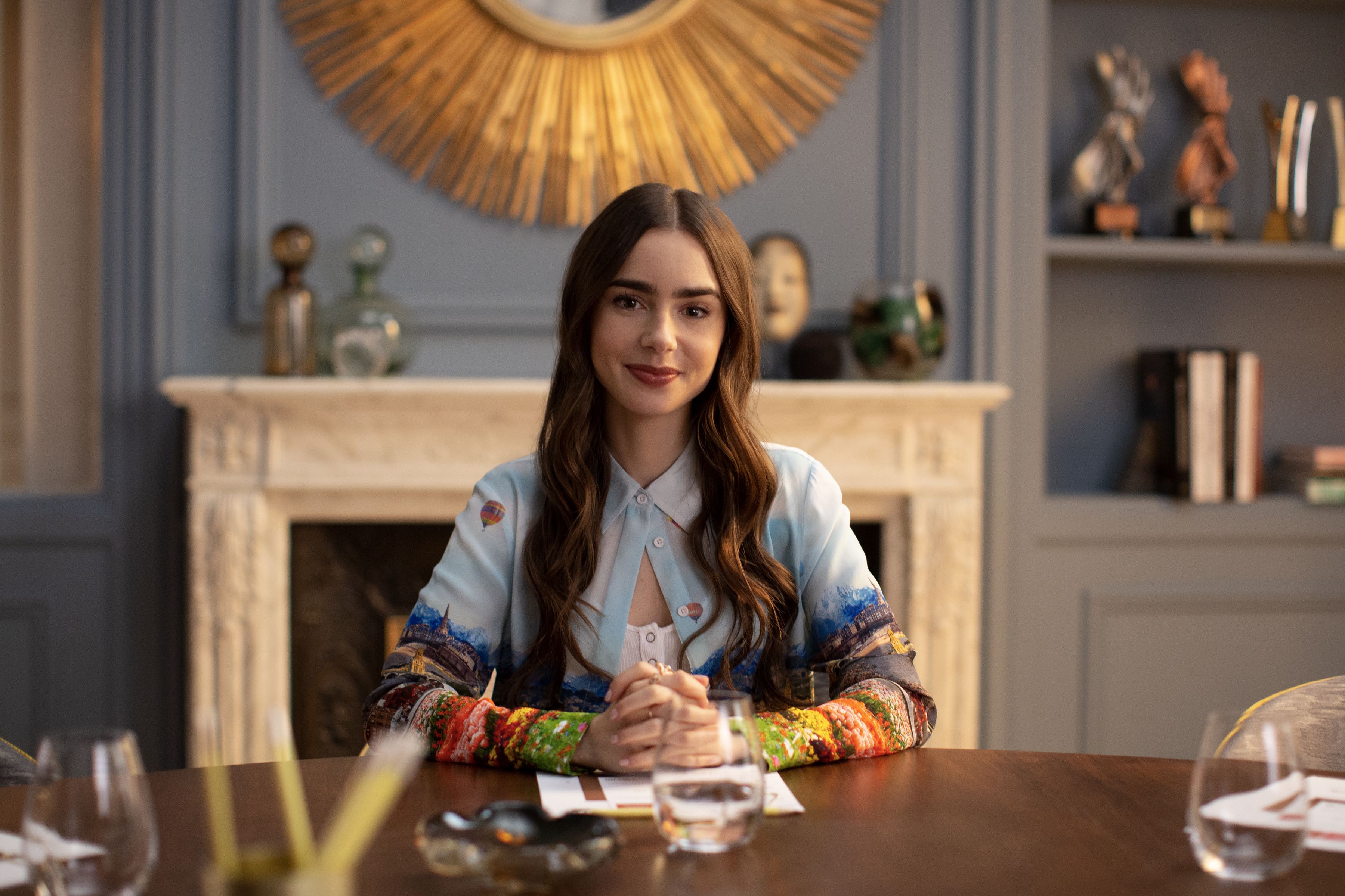 Emily in Paris Cast - Lily Collins as Emily Cooper