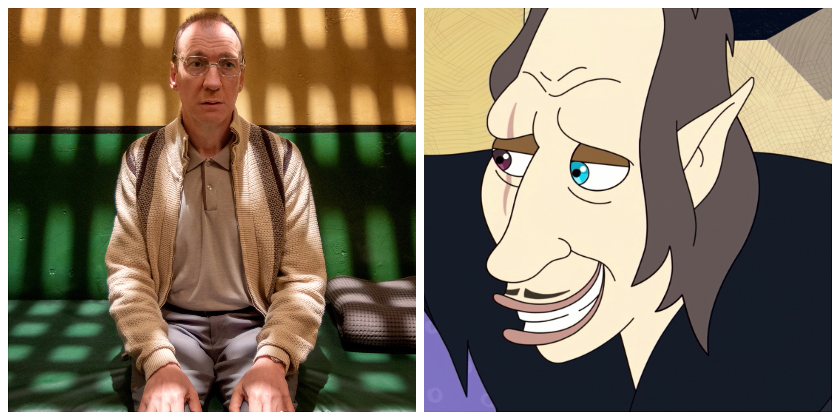 Human Resources Voice Cast - David Thewlis as the Shame Wizard