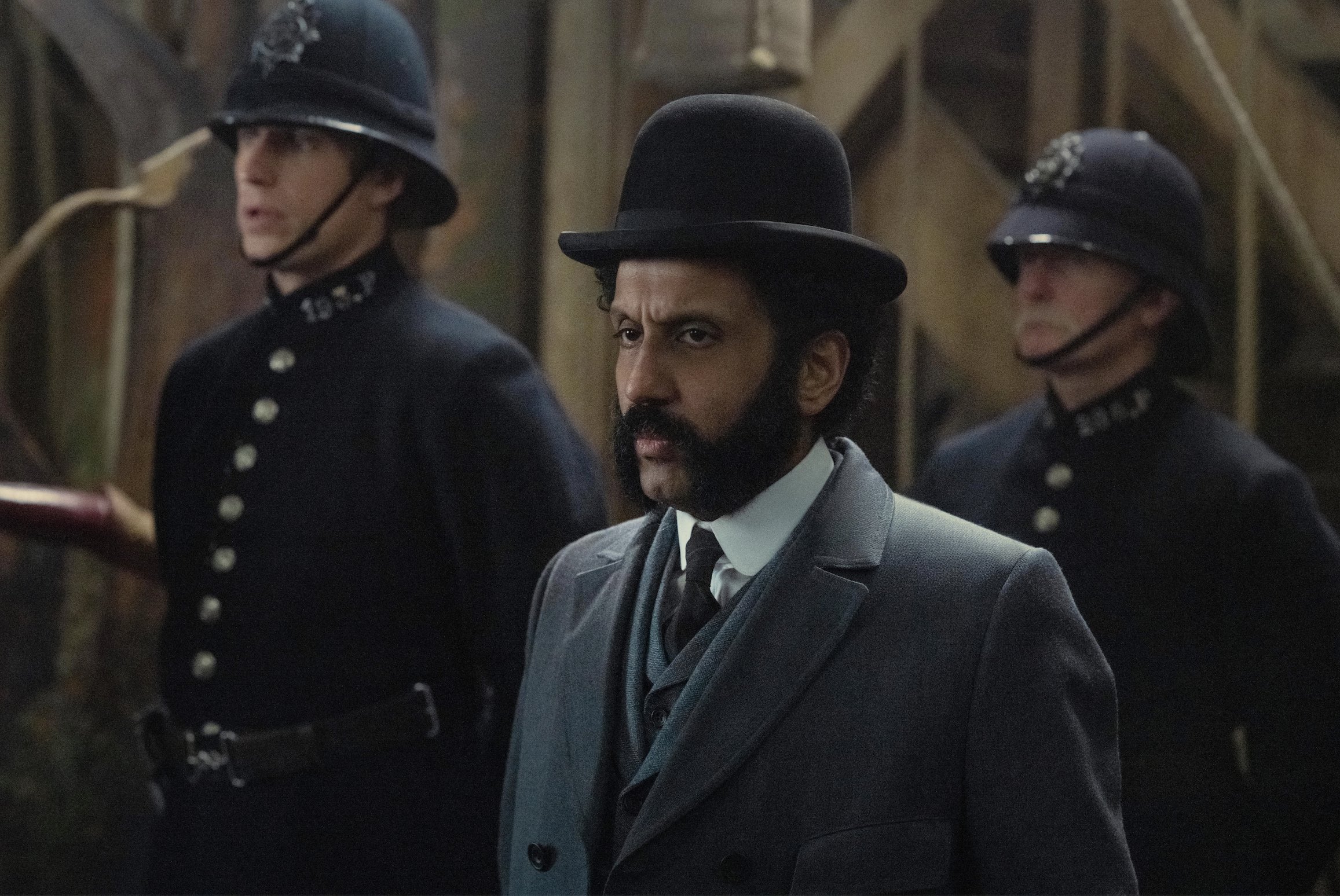 Enola Holmes 2 Cast on Netflix - Adeel Akhtar as Lestrade