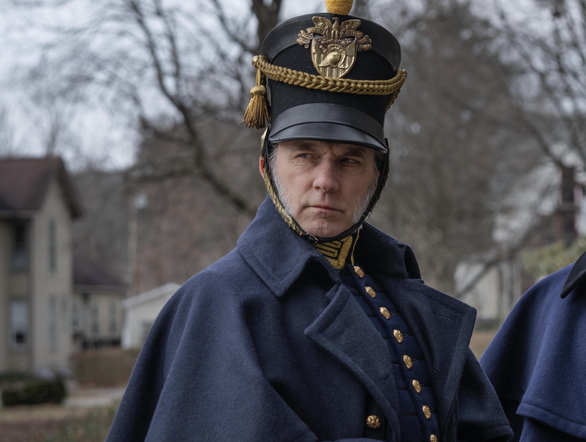 The Pale Blue Eye Cast on Netflix - Simon McBurney as Captain Hitchcock