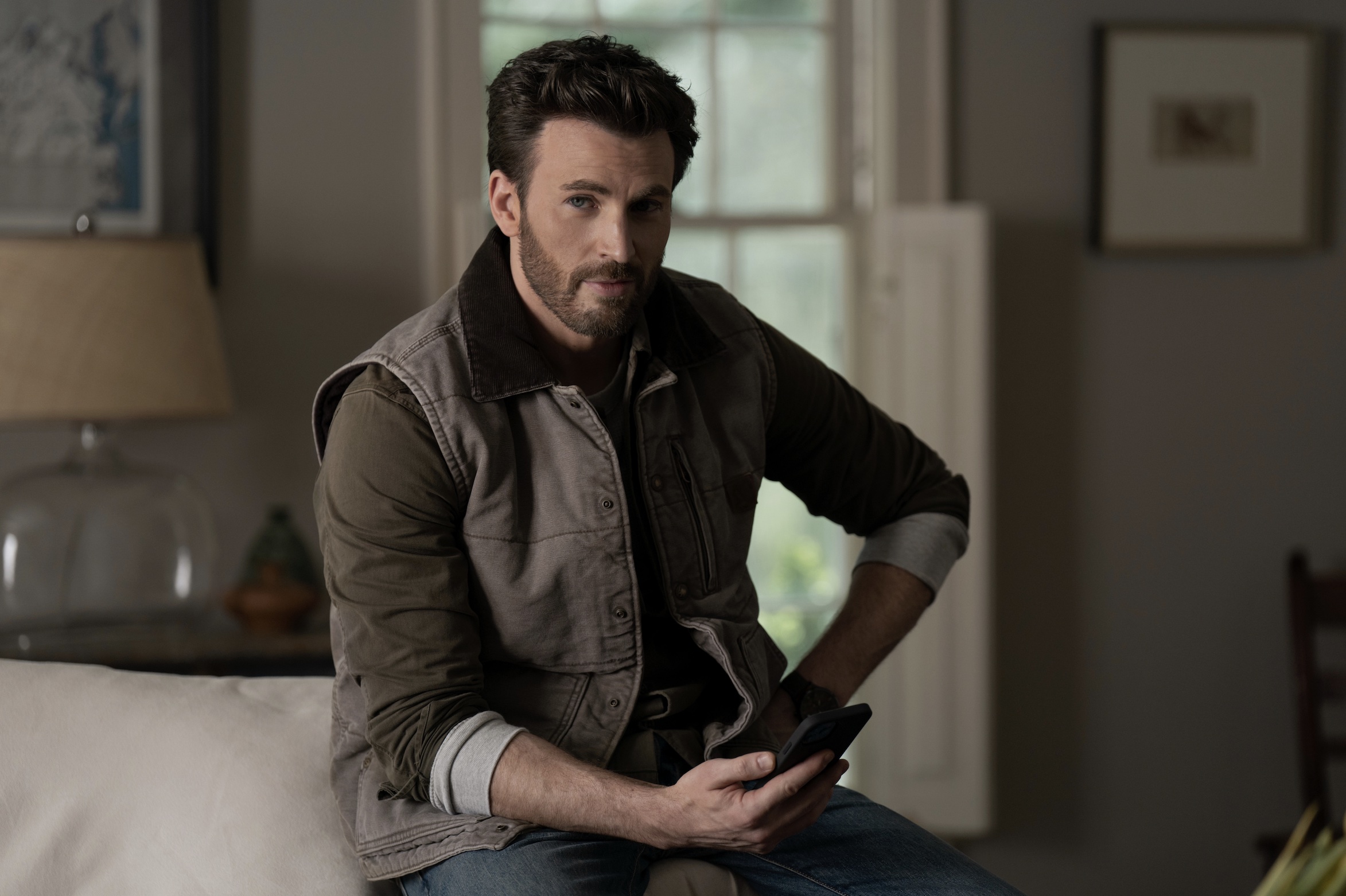Ghosted Cast on Apple TV+ - Chris Evans as Cole Turner