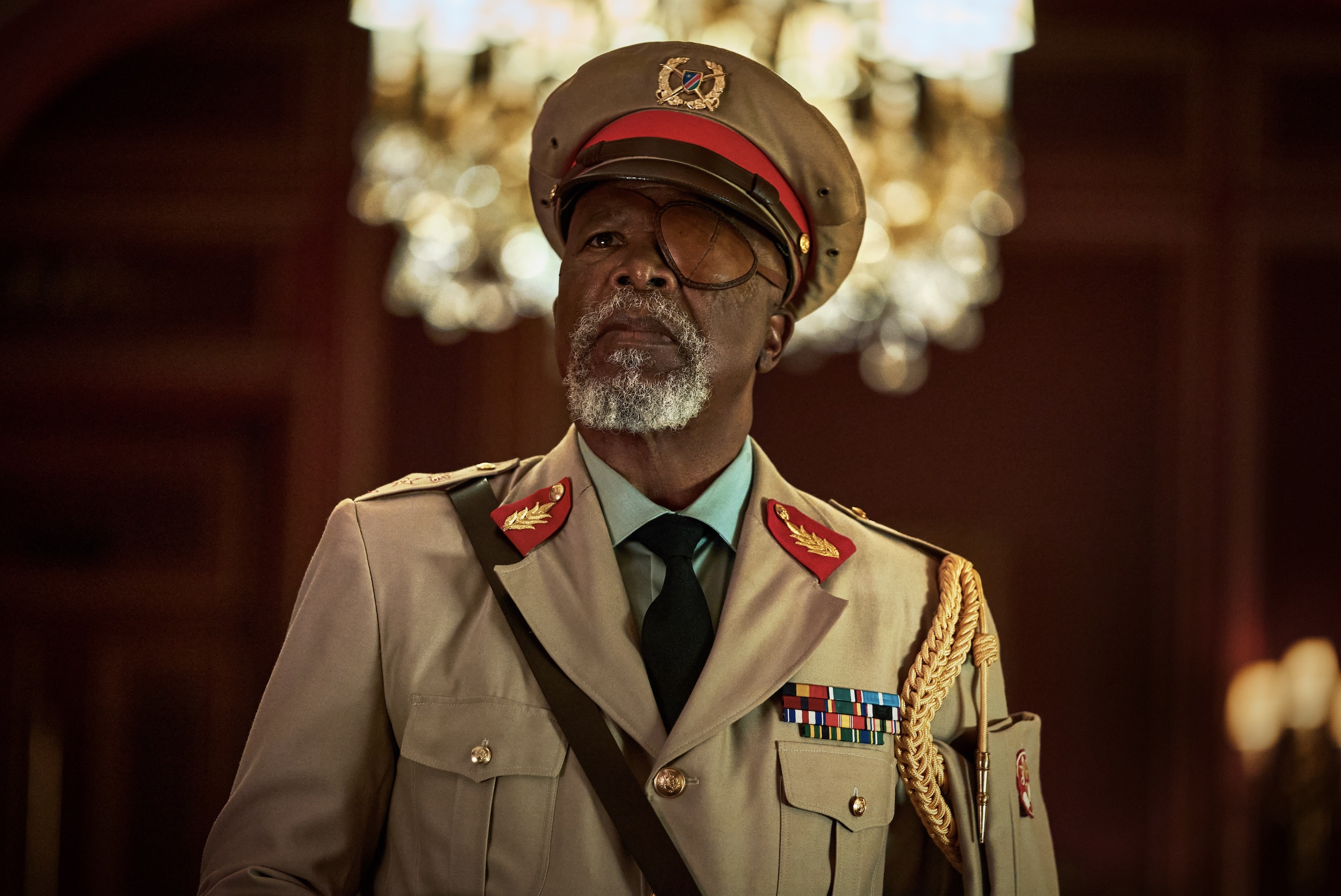 Murder Mystery 2 Cast on Netflix - John Kani as Colonel Ulenga