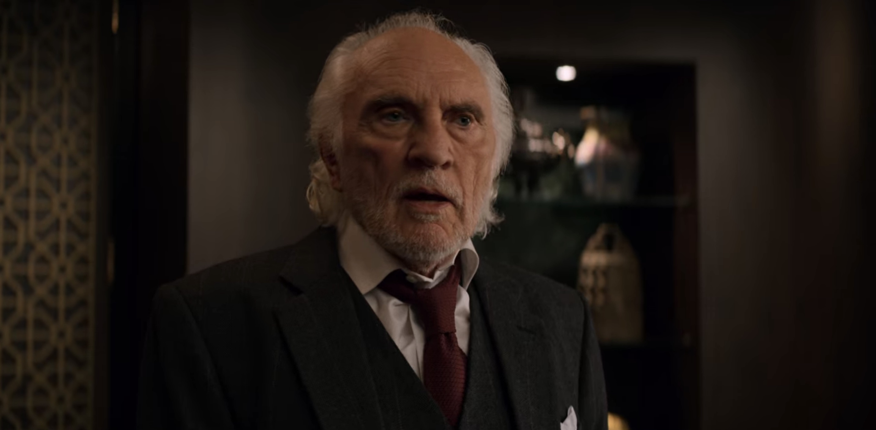 Murder Mystery Cast on Netflix - Terence Stamp as Malcolm Quince