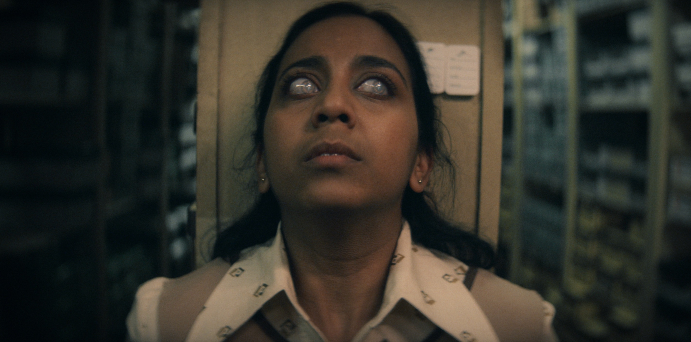 Black Mirror Cast on Netflix - Anjana Vasan as Nida Huq ("Demon 79")