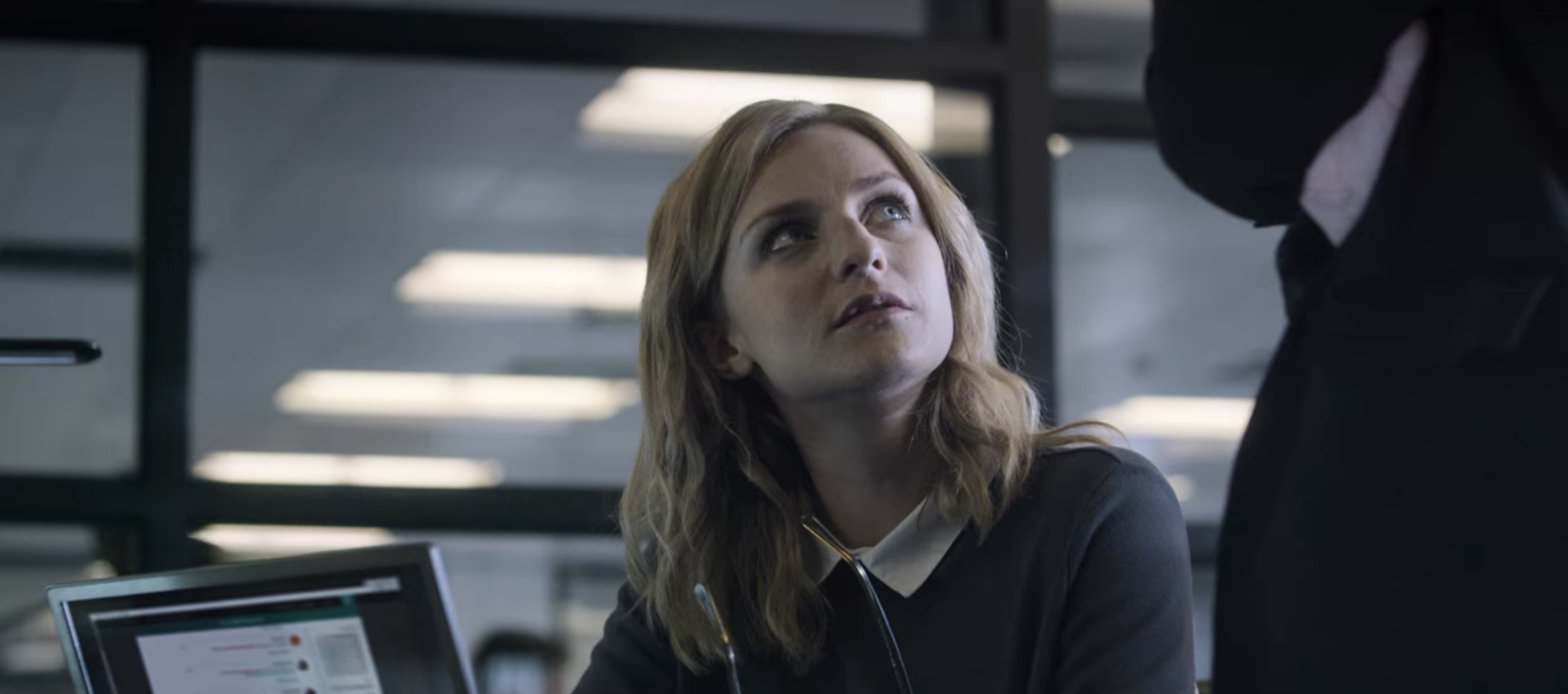 Black Mirror Cast on Netflix - Faye Marsay as Blue Colson ("Hated in the Nation")