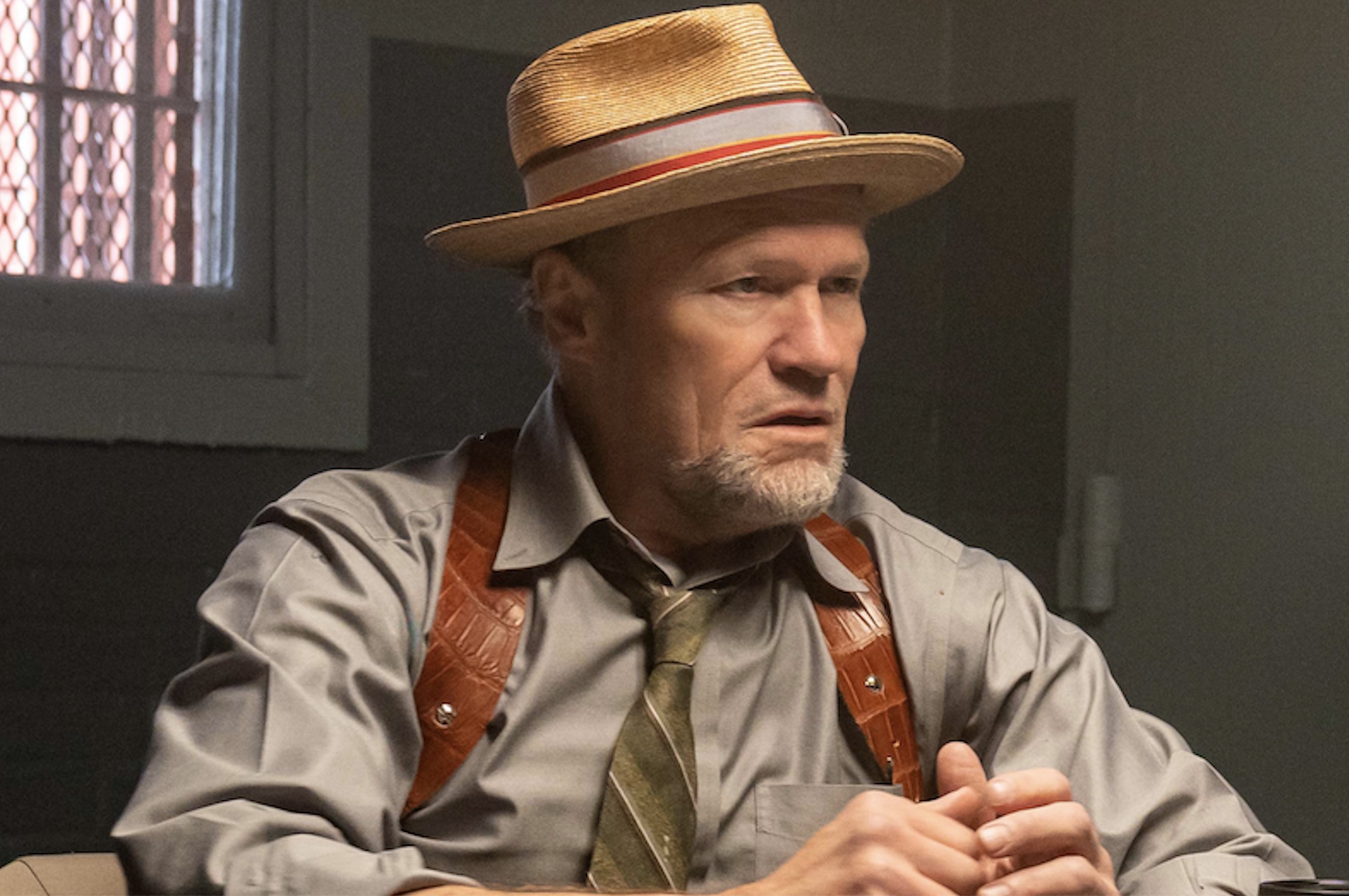 The Out-Laws Cast on Netflix - Michael Rooker as Agent Oldham